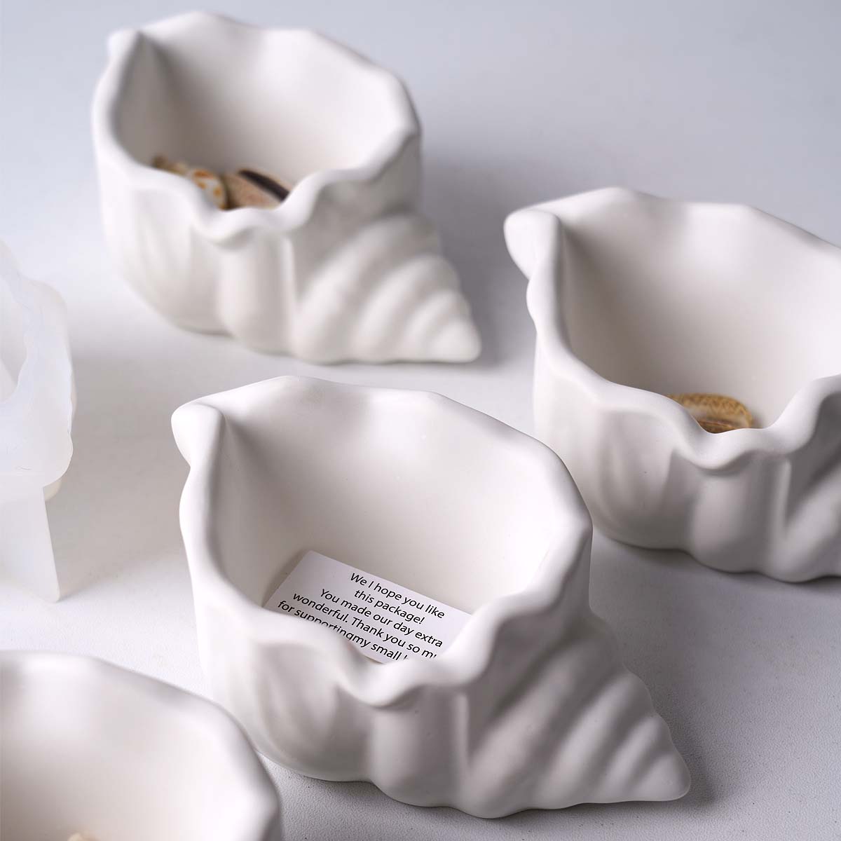 Potsticker Mold - Conchiglia Barattolo di candela Stampo in