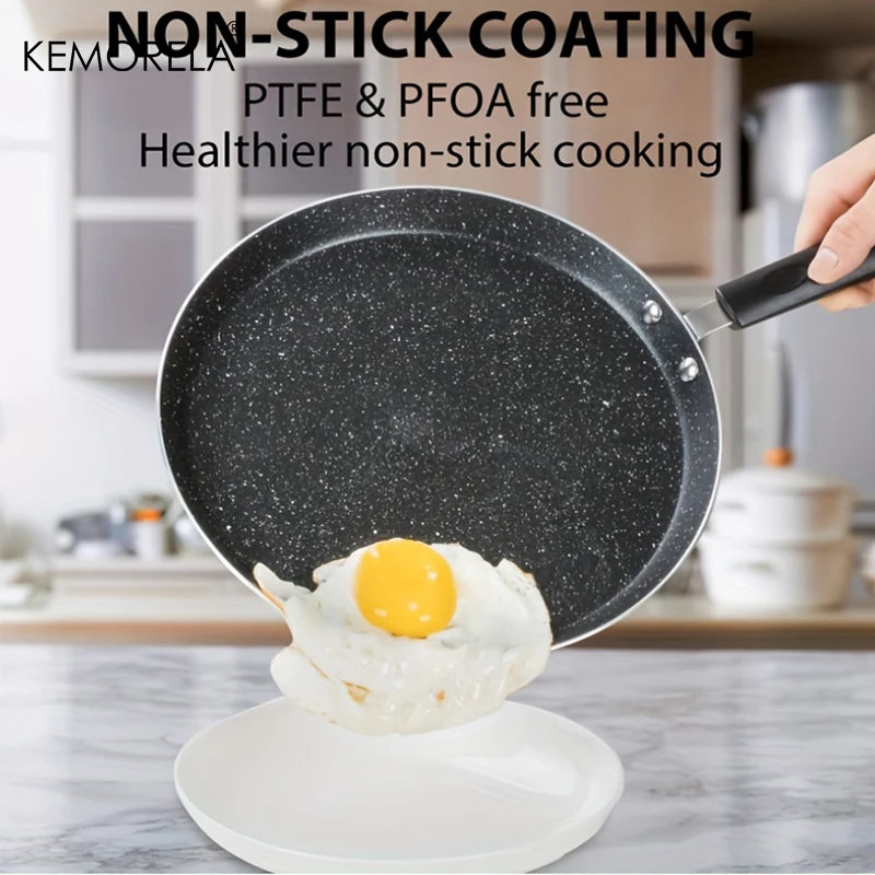 Egg Waffle Pan - Padella Antiaderente 18/22/26CM per Colazione, Pancake,