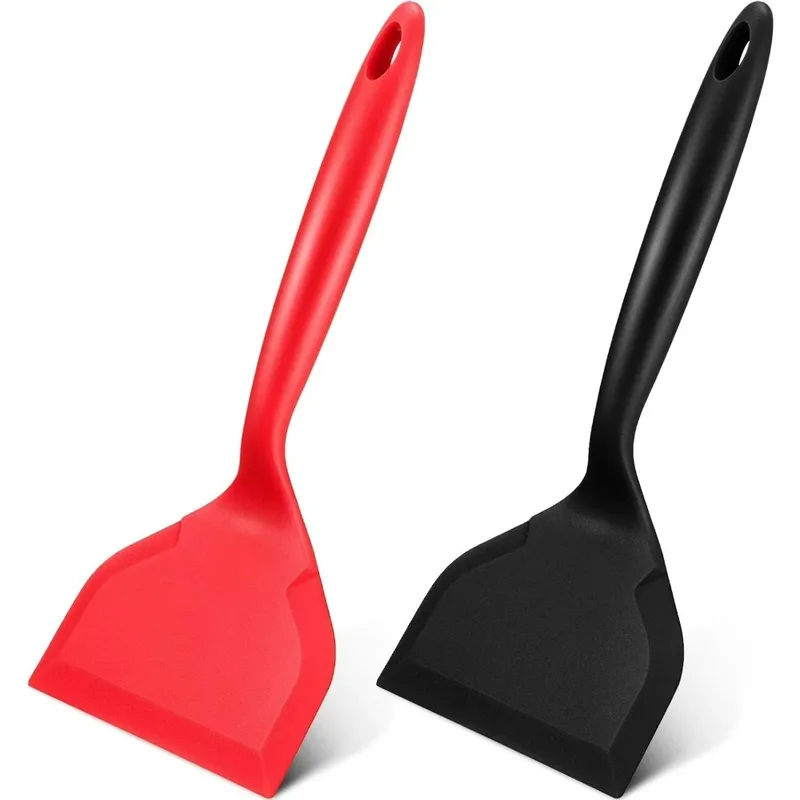 Okonomiyaki Spatula - Spatola in Silicone Antiaderente, Paletta Larga