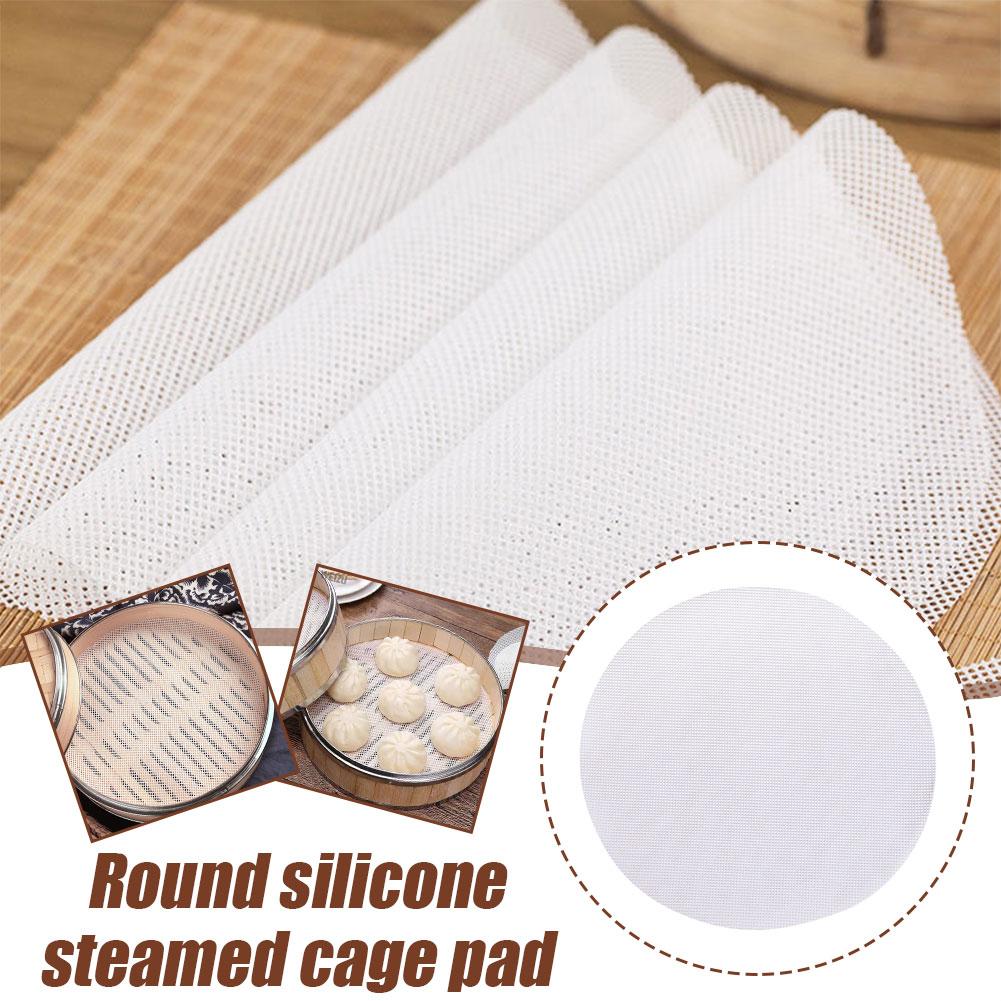 Bao Steamer Bamboo - Tappetini in silicone e bambù per