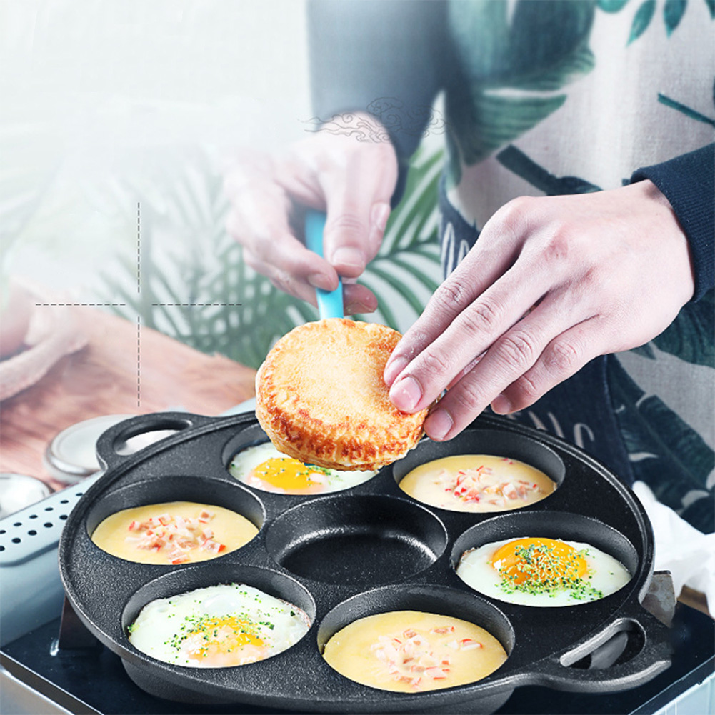 Egg Waffle Pan - Padella Antiaderente in Ghisa a 7