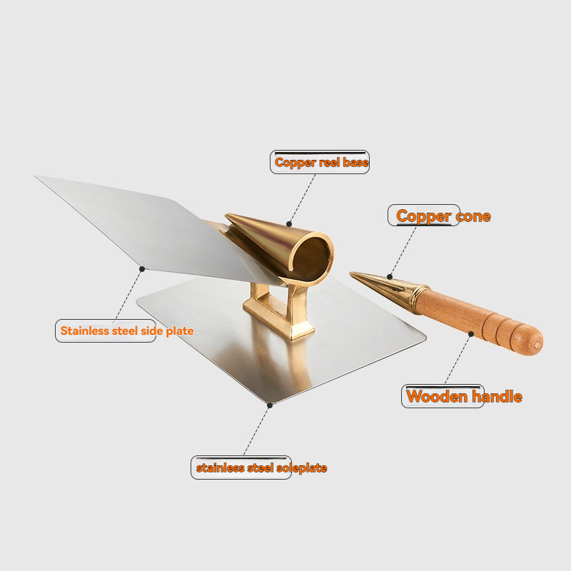 Waffle Cone Maker - Utensile Professionale in Rame a Forma