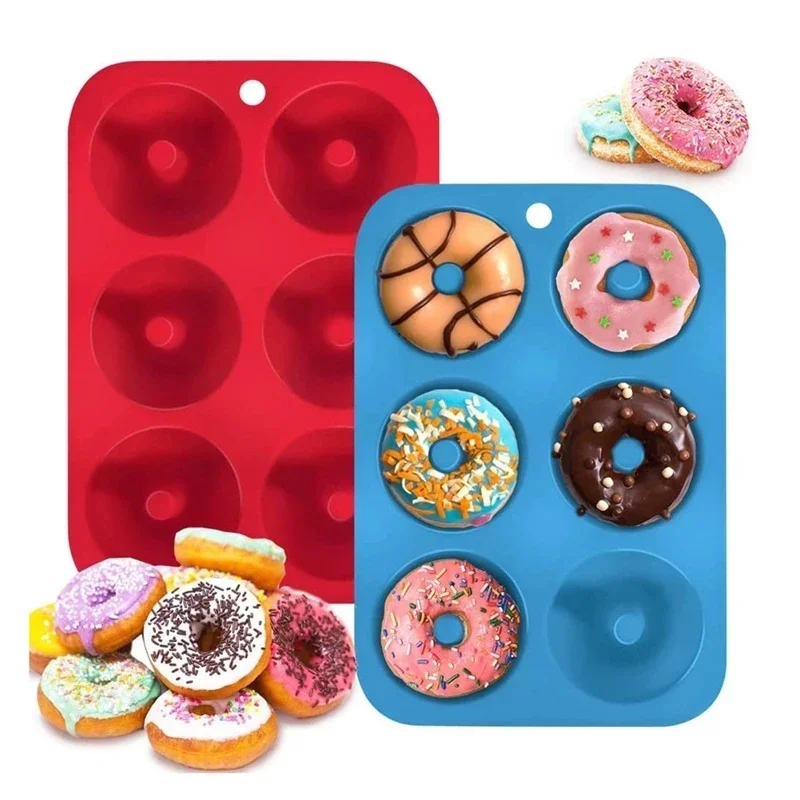 Donut Mold Silicone - 1/2 pz Muffin In Silicone Ciambella