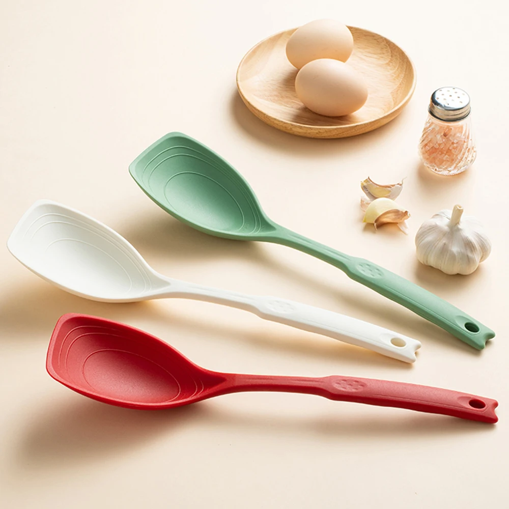 Okonomiyaki Spatula - Cucchiaio in silicone multiuso, comodo manico