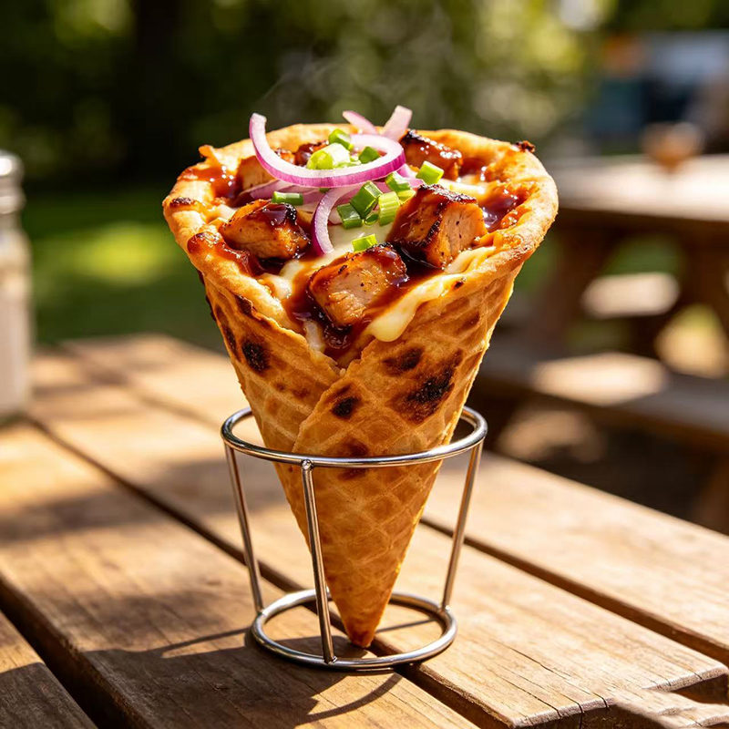 Waffle Cone Maker - Macchina per tè e caffè commestibile,