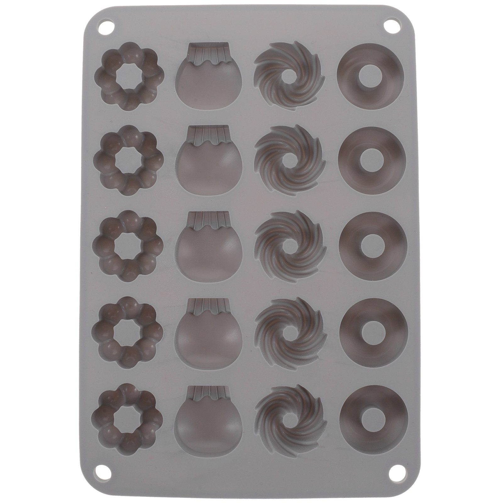 Donut Mold Silicone - Stampo in silicone per mini ciambelle