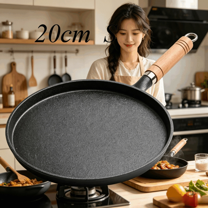 Egg Waffle Pan - Padella in ghisa da 20 cm