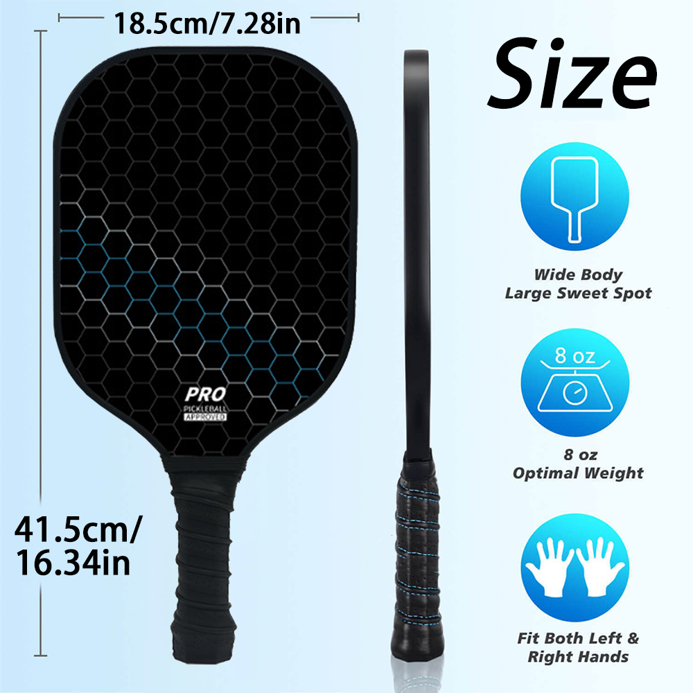 Set di 2 Racchette da Pickleba - Crepe Pan Carbon recensione e prezzo