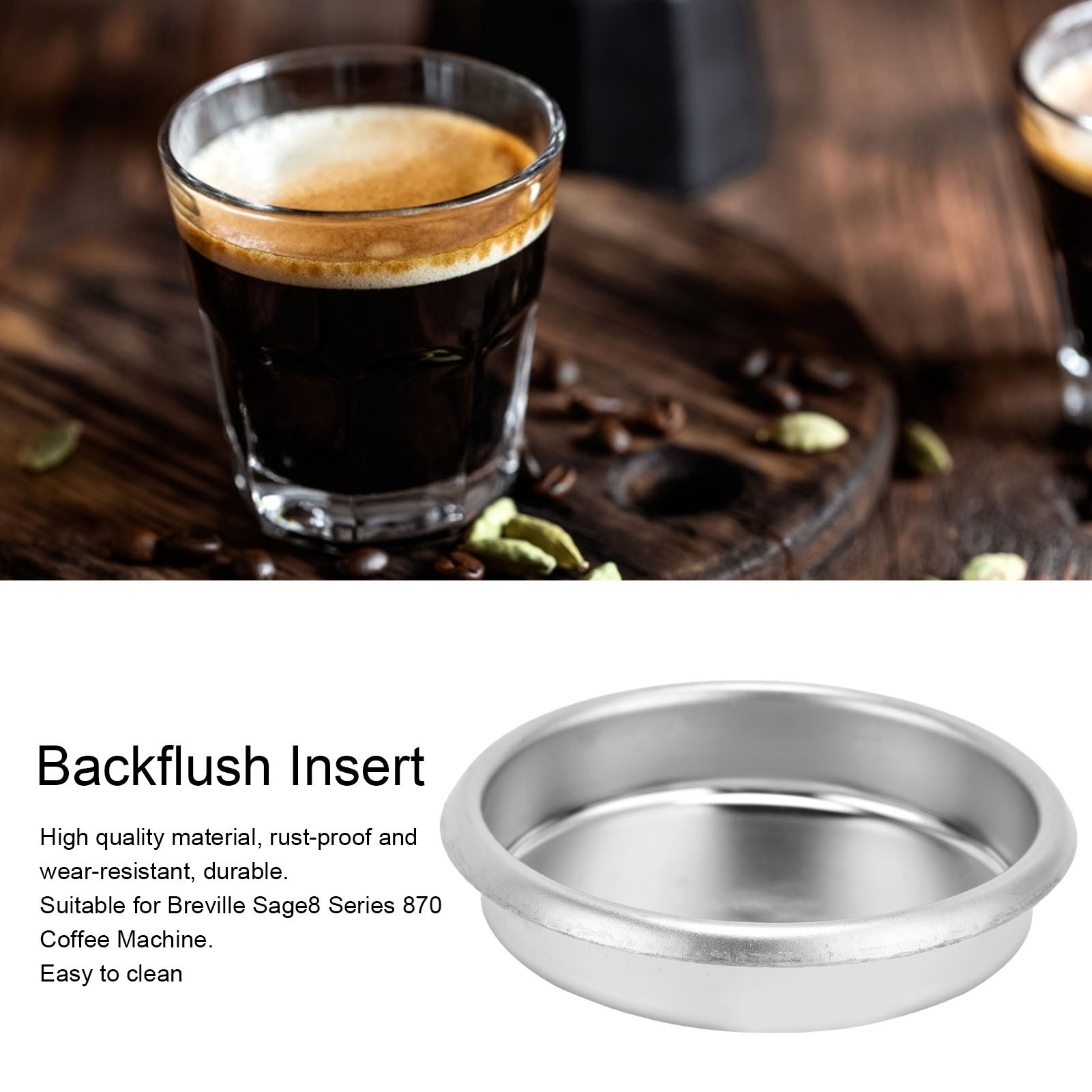 Filtro cieco in metallo con in - Breville Espresso Bes870 recensione e prezzo