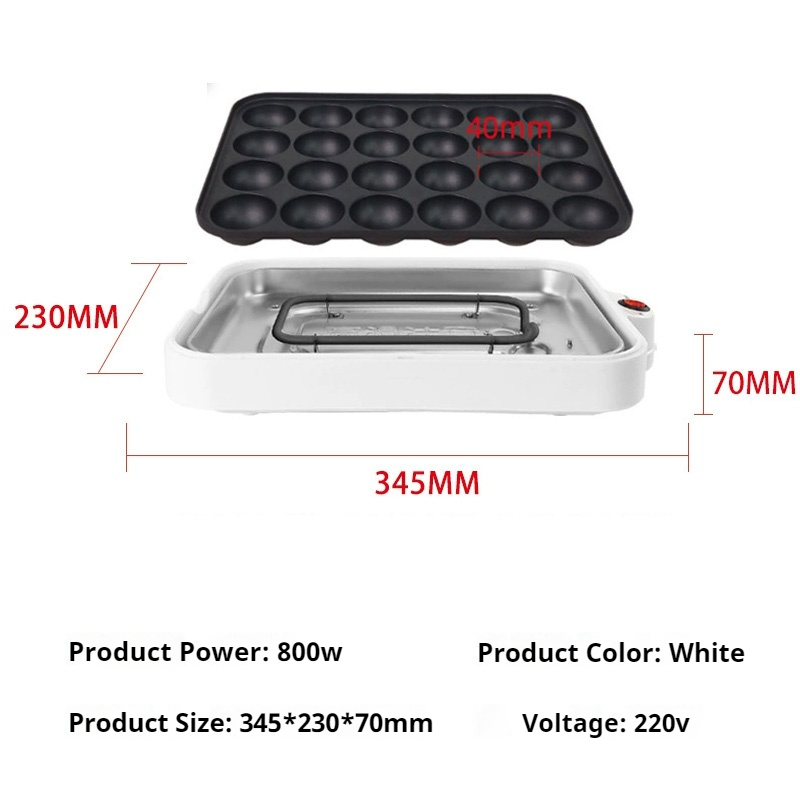 220V Chibi Maruko Macchina di  - Takoyaki Grill Plate recensione e prezzo